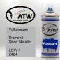 Preview: Volkswagen, Diamond Silver Metallic, LE7Y / Z4Z4: 400ml Sprühdose, von ATW Autoteile West.